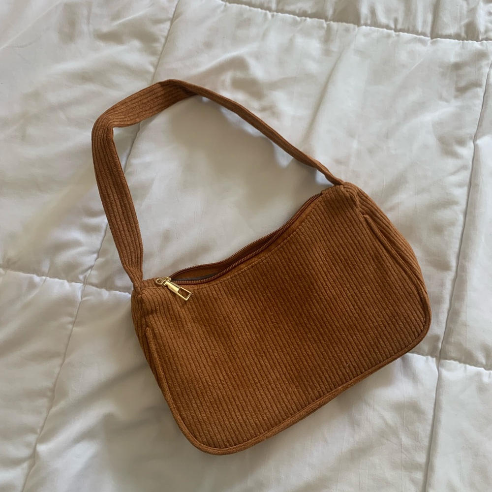 Brown Corduroy Purse